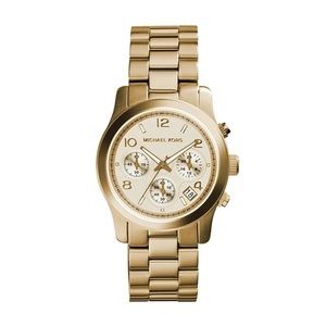 Michael Kors Runway Gold-Tone Chronograph Watch